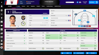 второй скриншот из International Basketball Manager 23