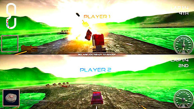 четвертый скриншот из Rock n' Rush: Battle Racing