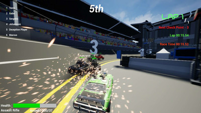 четвертый скриншот из Deep Race Battle