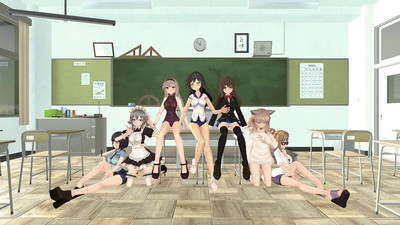 четвертый скриншот из Beautiful Girl Fight School