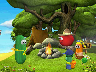 первый скриншот из VeggieTales: The Mystery Of Veggie Island / Тайна острова вегетариацев