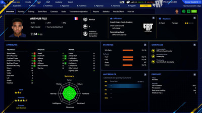 третий скриншот из Tennis Manager 2023
