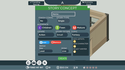 второй скриншот из Comic Book Tycoon