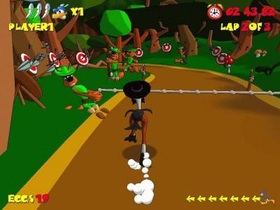 четвертый скриншот из Ostrich Runner / Страусиные бега