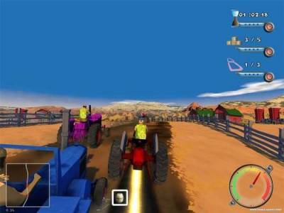 третий скриншот из Farm Racer - Das total verruckte Traktor-Renn