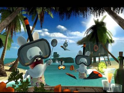 третий скриншот из Rayman Raving Rabbids / Бешеные кролики