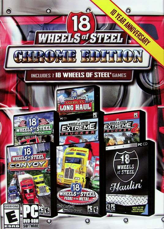 Сборник 18 Wheels of Steel: Chrome Edition 10th Year Anniversary 7 Games In 1 Сборник 18 Wheels of Steel: Chrome Edition 10th Year Anniversary 7 Games In 1