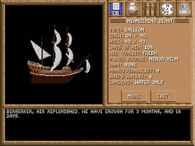 второй скриншот из Spelljammer: Pirates of Realmspace