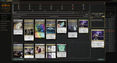 второй скриншот из Forge / Magic: The Gathering