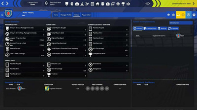 второй скриншот из Rugby Union Team Manager 4
