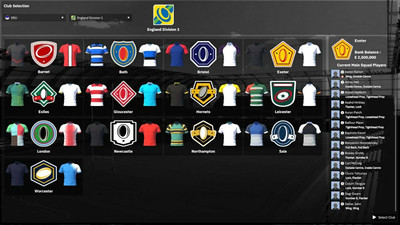 первый скриншот из Rugby Union Team Manager 4