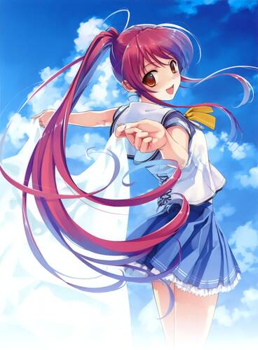 Suiheisen made Nan Mile? - Deep Blue Sky & Pure White Wings -