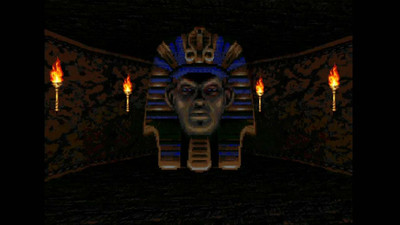 второй скриншот из PowerSlave (DOS Classic Edition)