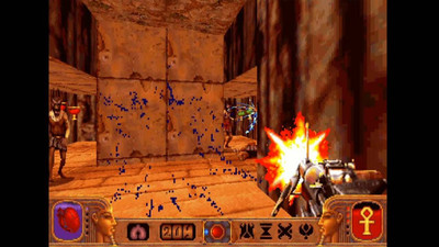первый скриншот из PowerSlave (DOS Classic Edition)