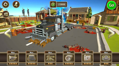четвертый скриншот из Zombie Crush Driver