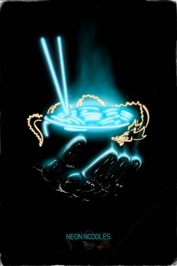Neon Noodles - Cyberpunk Kitchen Automation Neon Noodles - Cyberpunk Kitchen Automation