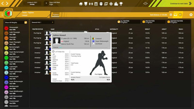 второй скриншот из Boxing Club Manager