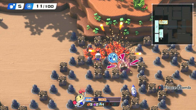 четвертый скриншот из SUPER BOMBERMAN R 2