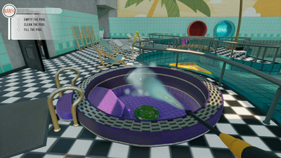 третий скриншот из Pool Cleaning Simulator DEMO