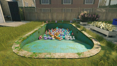 четвертый скриншот из Pool Cleaning Simulator DEMO