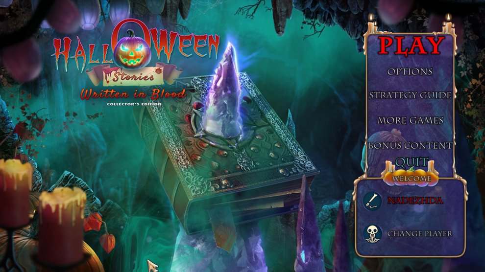 Halloween Stories Written in Blood CE