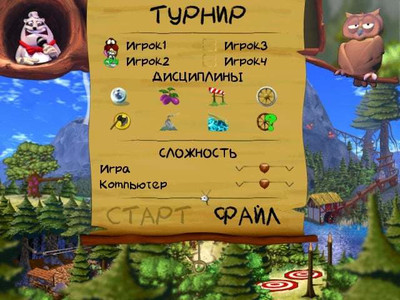 четвертый скриншот из Stinky and Beaver At The Wood Games
