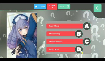 третий скриншот из Otaku Quiz