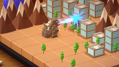 второй скриншот из Godzilla Voxel Wars