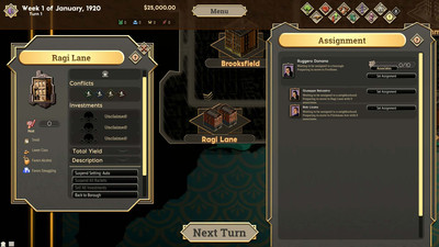 первый скриншот из The Commission 1920: Organized Crime Grand Strategy