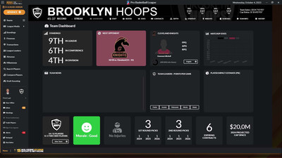 третий скриншот из Draft Day Sports: Pro Basketball 2024