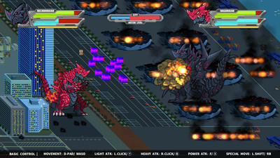 четвертый скриншот из Daikaiju Daikessen: Versus