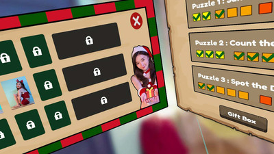 первый скриншот из Puzzle of Santa Girl