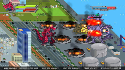 третий скриншот из Daikaiju Daikessen: Versus