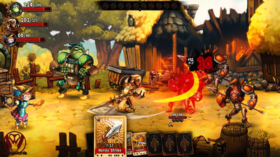 первый скриншот из SteamWorld Quest Hand of Gilgamech