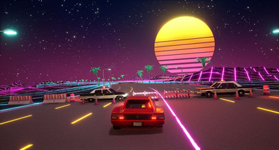 третий скриншот из Cyber OutRun