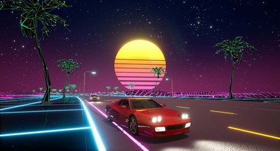 второй скриншот из Cyber OutRun