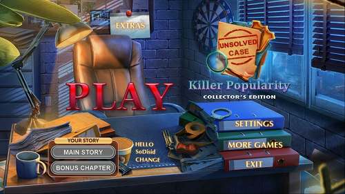 Unsolved Case: Killer Popularity Collector's Edition Unsolved Case: Killer Popularity Collector's Edition