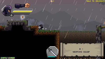 четвертый скриншот из Pixel Shinobi Nine demons of Mamoru