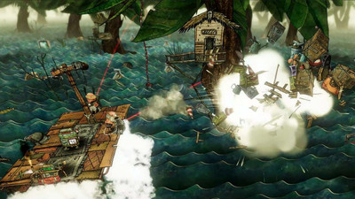 третий скриншот из Trash Sailors: Co-Op Trash Raft Simulator