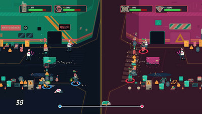 третий скриншот из PixelJunk Scrappers Deluxe