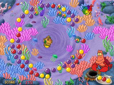 второй скриншот из The Little Mermaid Bubble Blast