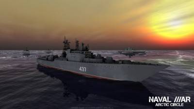 первый скриншот из Naval War: Arctic Circle