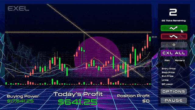 Hyperbolic Arcade Trading