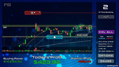 второй скриншот из Hyperbolic Arcade Trading