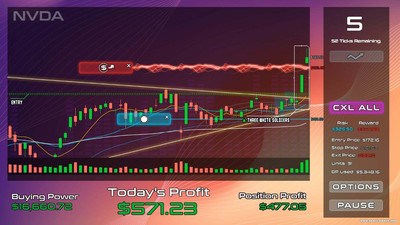 первый скриншот из Hyperbolic Arcade Trading