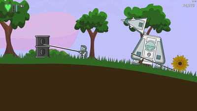 второй скриншот из Space Bob vs. The Replicons