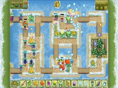 четвертый скриншот из Garden Rescue New Year / Защитники сада. Новогодний переполох