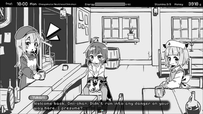 третий скриншот из Living With Sister: Monochrome Fantasy