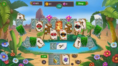 четвертый скриншот из Solitaire Quest: Garden Story