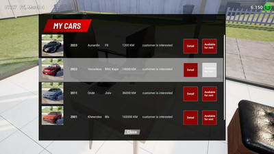 третий скриншот из Rent A Car Simulator 24 BETA